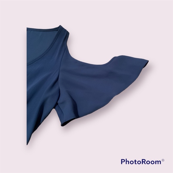 Ann Taylor Petite Blue Dress 00P - Picture 2 of 4